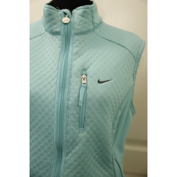 Nike women's running vest fit therma turquoise teal size L - Picture 8 of 16